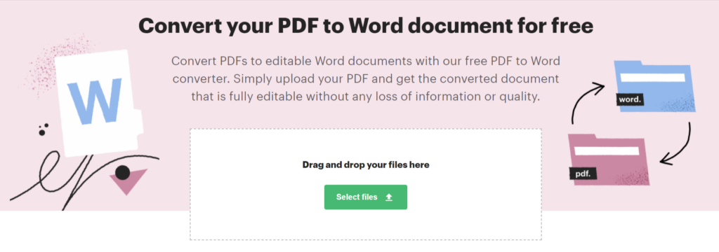 Uploading a PDF File for Conversion