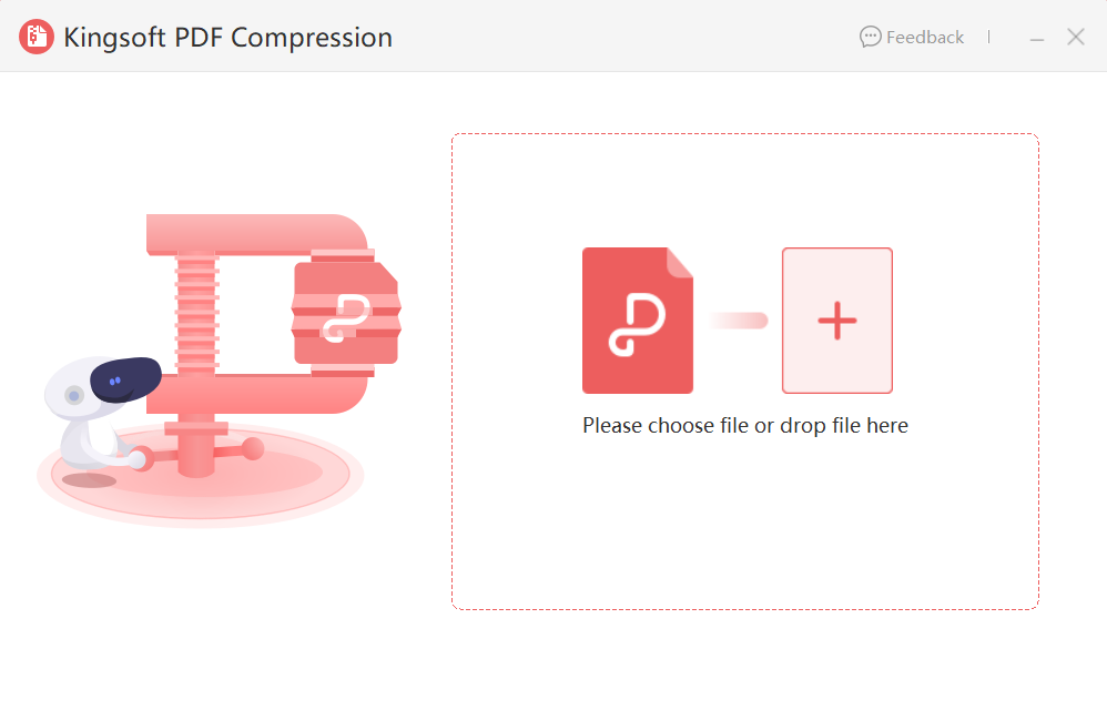 Uploading file for compression to WPS Office